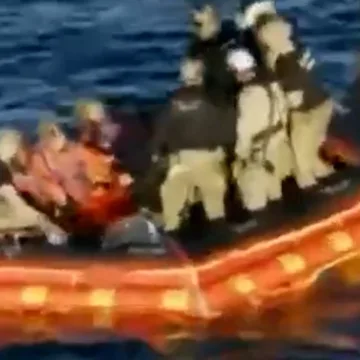 Artemis II astronauts exit Orion capsule