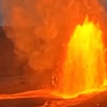 Kilauea spews lava as it erupts again