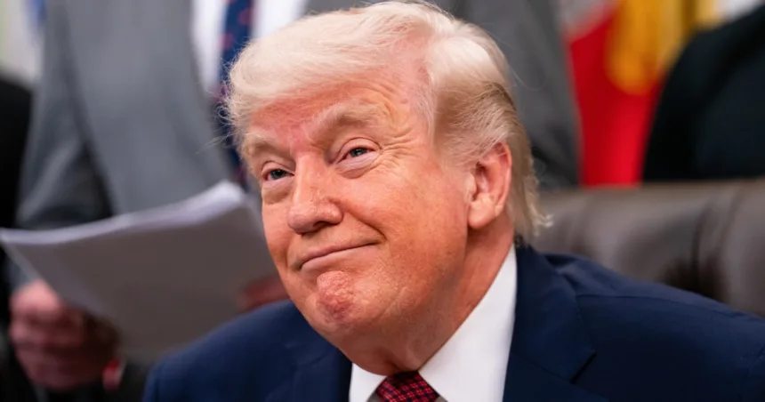 President Trump hosts NCAA athletes at the White House