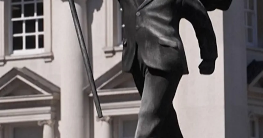 A new Banksy statue has appeared in London