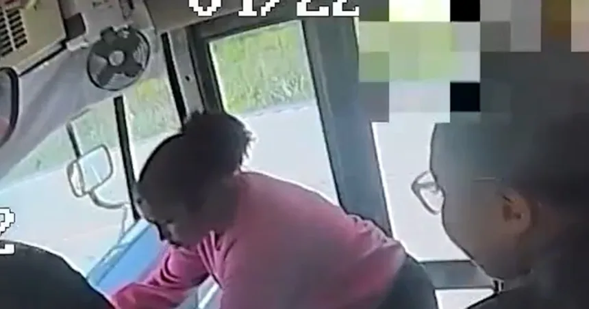 Students stop bus after driver has medical emergency