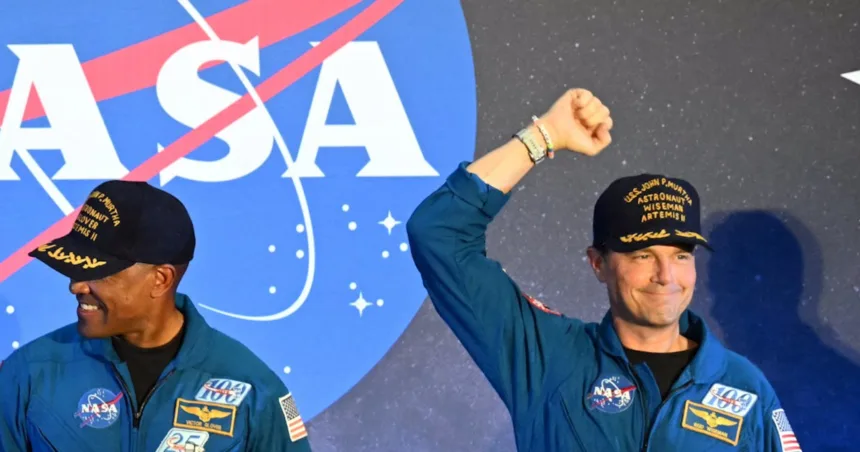 Artemis II astronauts greeted with applause in Houston