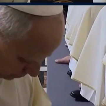 Pope Leo washes priests’ feet in Holy Thursday ceremony