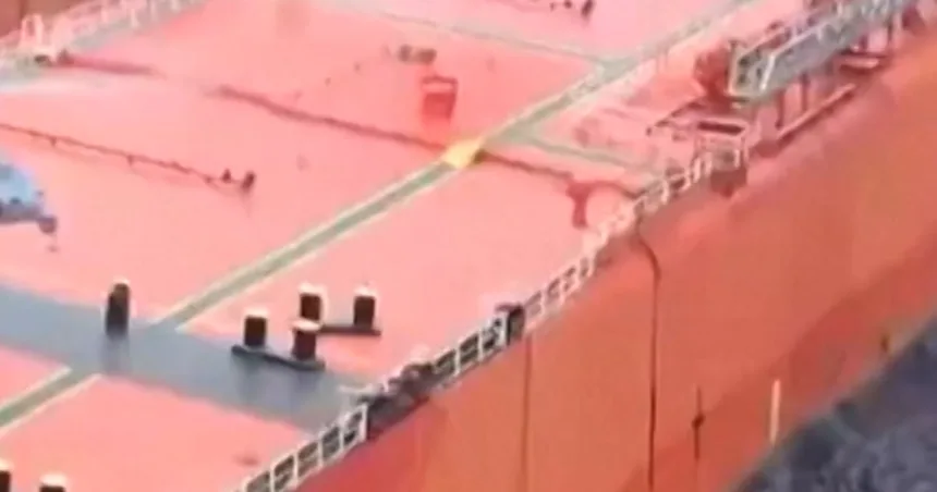 U.S. forces board sanctioned oil tanker in Indian Ocean