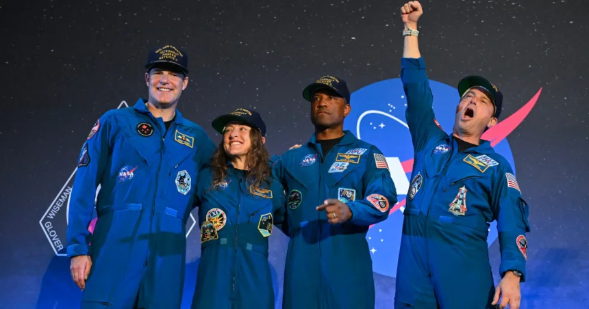 Artemis II crew holds news conference on moon mission