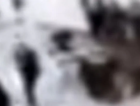 Trump posts video showing suspect rush through security