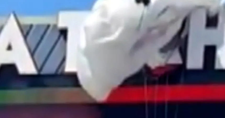 Skydiver crashes into scoreboard during game at Virginia Tech