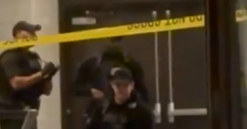 Video shows suspect from WHCD shooting detained by officials