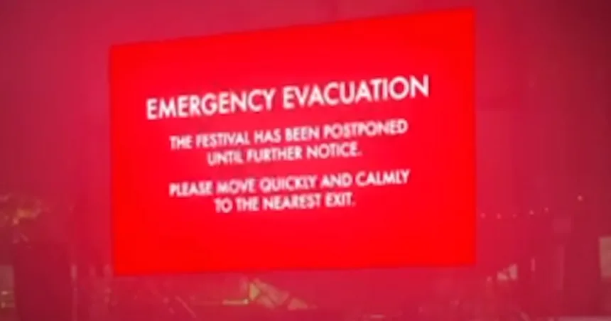 Severe weather led to evacuation at Stagecoach festival