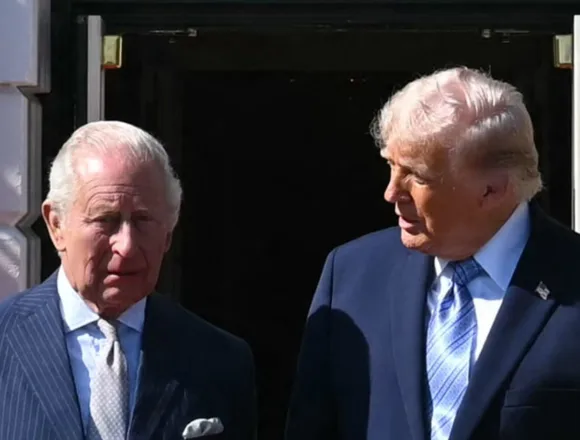 Trumps welcome King Charles and Queen Camilla